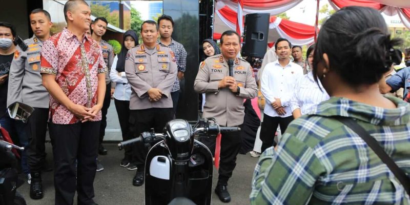 Polres Malang Berhasil Ungkap Kasus Curanmor Terbanyak di Jawa Timur