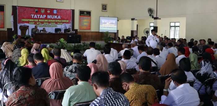 Kejahatan Melibatkan Anak Dibawah Umur Meningkat, Kapolresta Magelang Undang 400 Kepala Sekolah Se-Magelang Raya
