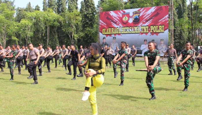 Perkuat Sinergitas dan Soliditas, Olahraga Bersama TNI-Polri Digelar Di Kabupaten Pekalongan