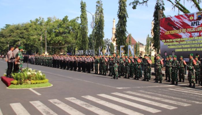 Apel Sinergitas TNI-Polri, Wujudkan Sitkamtibmas yang Kondusif Guna Mensukseskan Agenda Nasional dan Internasional Serta pemilu 2024