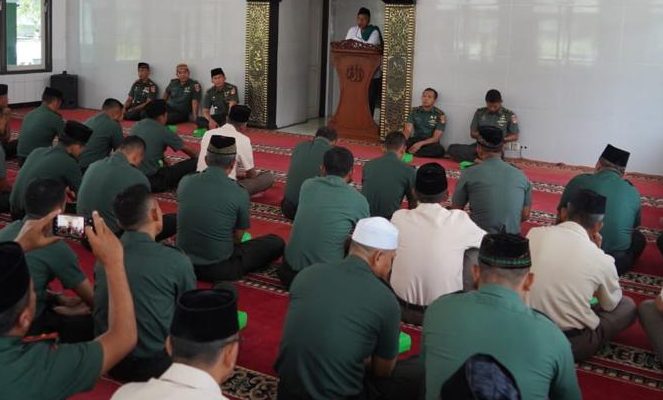 Momentum Peringatan Isra Mi’raj, Implementasikan Akhlakul Karimah Prajurit Wijayakusuma