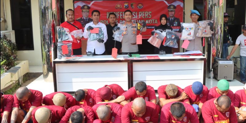 Polres Pasuruan Kota Ungkap Kasus Kriminal Jalanan, 19 Tersangka Berhasil Diamankan