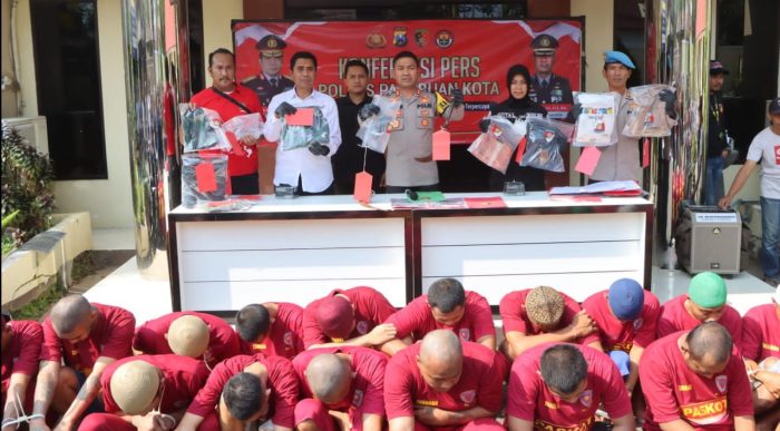 Polres Pasuruan Kota Ungkap Kasus Kriminal Jalanan, 19 Tersangka Berhasil Diamankan