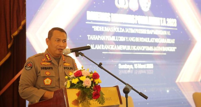Bidhumas Polda Jatim Bersama Jajaran Siap Kawal Pemilu 2024