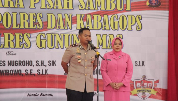 Kapolres Gumas Pimpin Sertijab Wakapolres Dan Kabag Ops