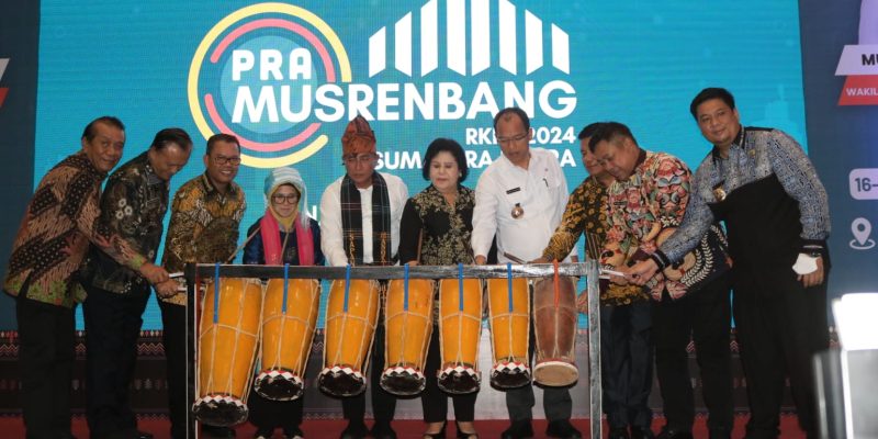 Bupati Samosir Hadiri Acara Desk Pra Musrenbang Zona Dataran Tinggi RKPD Provinsi Sumatera Utara Tahun 2024