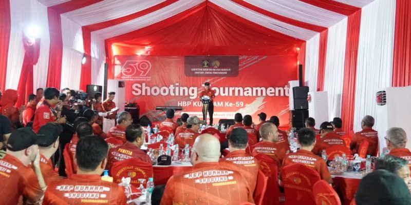 Menkumham Raih 2 Gelar Juara di HBP Shooting Tournament