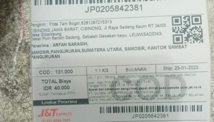 Terbukti!! Bripka Arfan Saragih Pesan Racun Sianida dari Bogor Untuk Bunuh Diri Setelah Gelapkan Uang Pajak