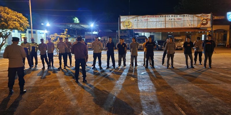 Menyambut Bulan Suci Ramadhan 1444 Hijriah Polres Mura Menggelar Patroli Skala Besar