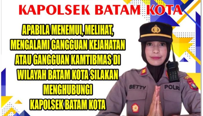 Jelang Puasa Ramadhan Dan Merayakan Hari Raya Idul Fitri Kapolsek Batam Kota Sebar No HP Untuk Cegah Kriminalitas