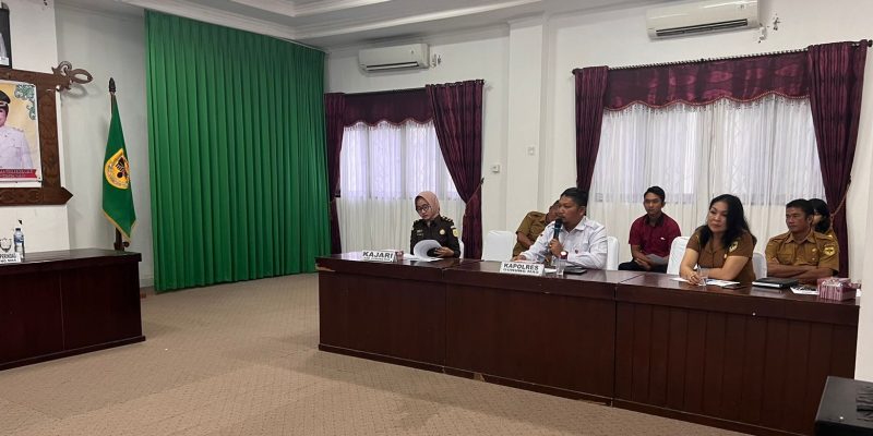 Ikuti Rakor, Kasatresnarkoba Polres Gumas Dukung Pembentukan Generasi Berkualitas