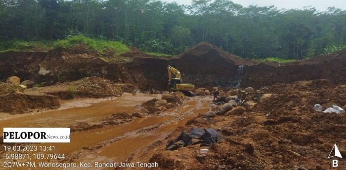 Tambang Gol C Diduga Ilegal, Wonosegoro Batang Tetap Bandel Beroperasi