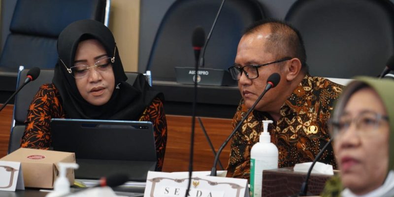 Bupati Ikfina Ikuti Rakor Pimpinan Kementerian/Lembaga Program Pemberantasan Korupsi Pemerintah Daerah Serta Peluncuran Indikator MCP Tahun 2023