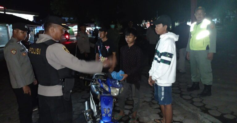 Razia Knalpot Brong, 14 Motor Diamankan Petugas Gabungan