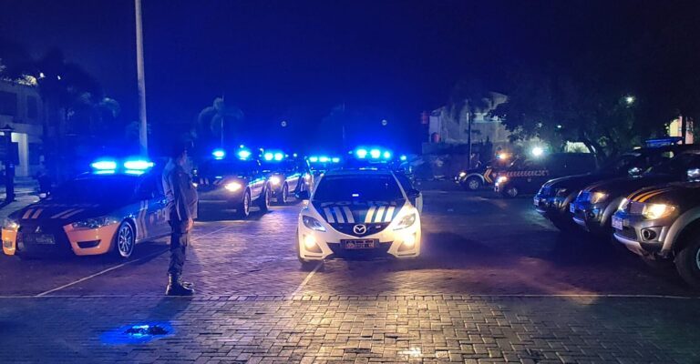 Harkamtibmas Jelang Ramadhan, Polres Magetan Dan Polsek Jajaran Gelar Patroli Blue Light Skala Besar
