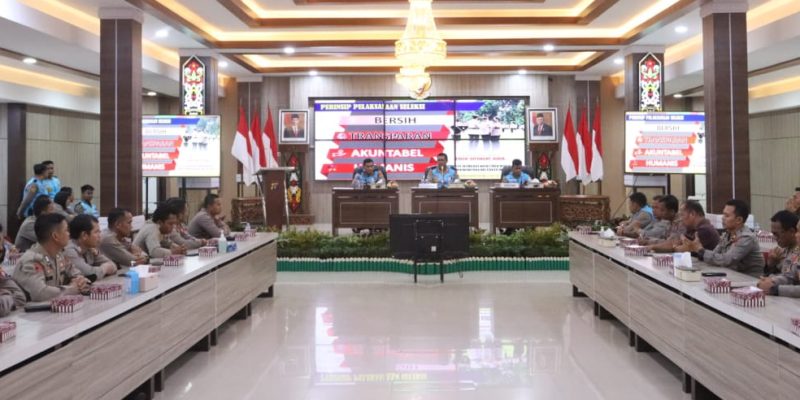 Menuju Polri Yang Presisi, Wakapolda Kalteng Ikuti Pembukaan Rakernis Gabungan 4 Divisi Secara Virtual