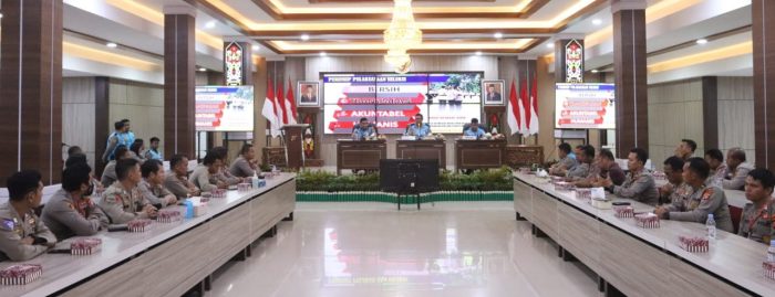Menuju Polri Yang Presisi, Wakapolda Kalteng Ikuti Pembukaan Rakernis Gabungan 4 Divisi Secara Virtual