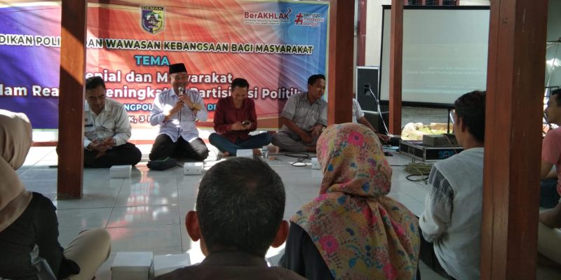 MILENIAL & MASYARAKAT MENGIKUTI PENDIDIKAN POLITIK DAN WAWASAN KEBANGSAAN