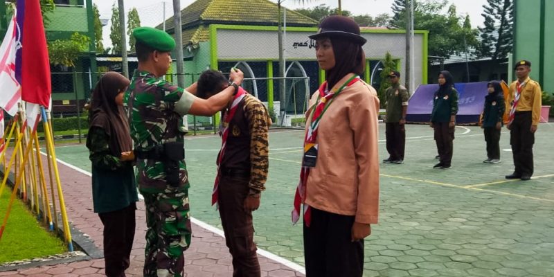 Anggota Baru Saka Wira Kartika Kodim Bojonegoro dilantik