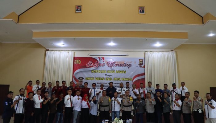 Coffee Morning Kapolres Mura Bersama Awak Media Meningkatkan Silaturahmi