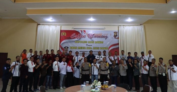 Coffee Morning Kapolres Mura Bersama Awak Media Meningkatkan Silaturahmi