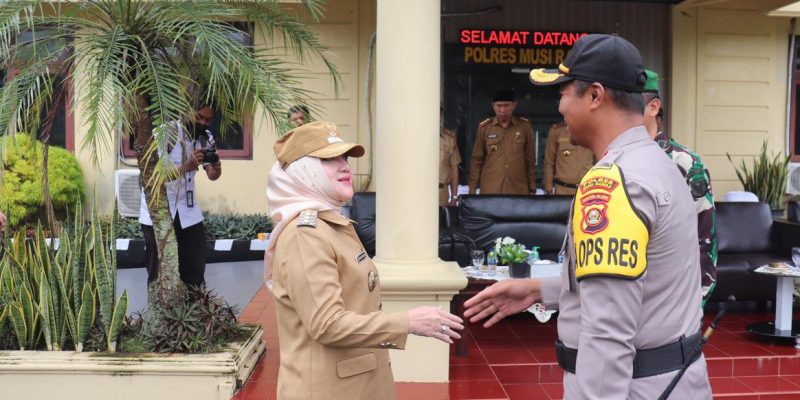 Polres Mura Menggelar Apel Pengamanan Pilkades Serentak