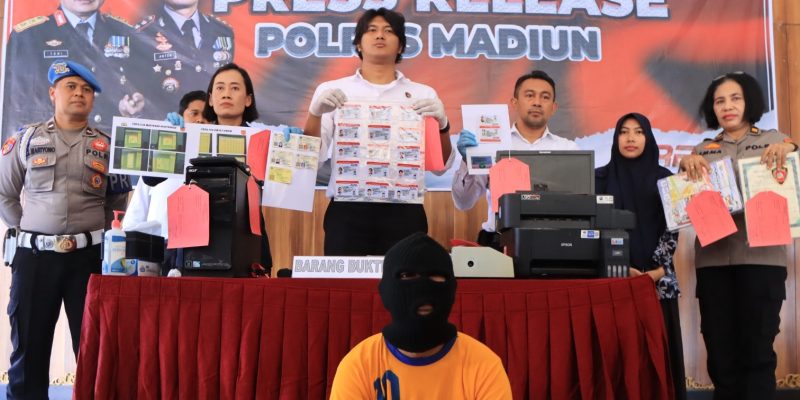 Polres Madiun Ungkap SIM Palsu, Tersangka Berhasil Diamankan
