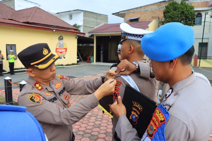 Jelang Hari Raya Idul Fitri, Polres Samosir Gelar Apel Pasukan Operasi Keselamatan Toba