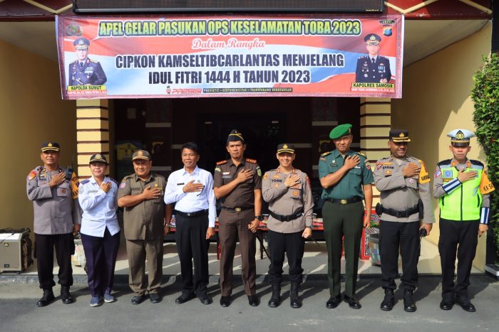 Bupati Samosir Ikuti Apel Gelar Pasukan Operasi Keselamatan Toba 2023
