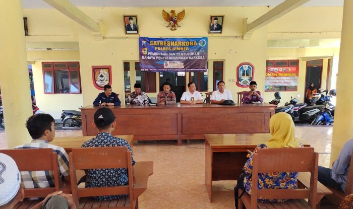 Polres Jember Libatkan Toga Tomas Gelar Sosialisasi Bahaya Narkoba dan Miras