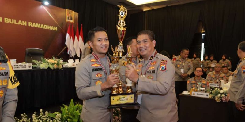 Kapolres Sampang AKBP Siswantoro S.IK, MH Raih Perhargaan Dan Apresiasi Dari Kapolda Jatim