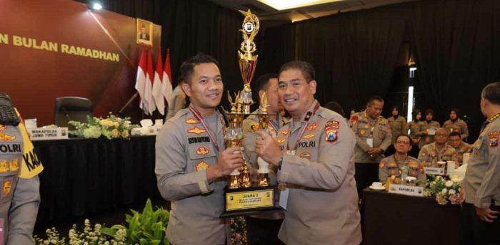Kapolres Sampang AKBP Siswantoro S.IK, MH Raih Perhargaan Dan Apresiasi Dari Kapolda Jatim