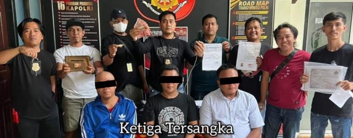 Ungkap Kasus Dalam Perkara TP. Pemerasan yang mengatasnamakan Forum “Watch Relation Corruption” (WRC) dari Polda Sumsel.