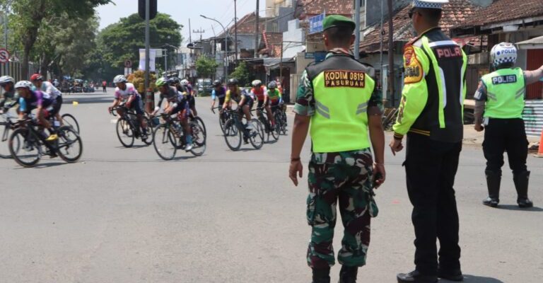 Dengan Sinergitas, Polres Pasuruan Kota Sukseskan Pengamanan Tour de Pasuruan dan Suropati Race IV 2023