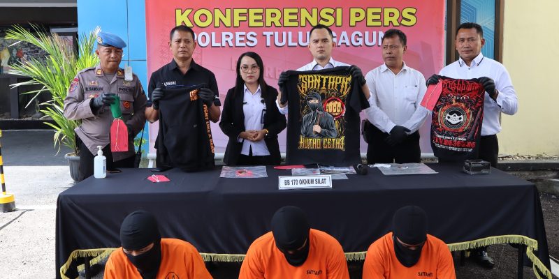 Polres Tulungagung Amankan Tujuh Oknum Pesilat Diduga Terlibat Penganiayaan