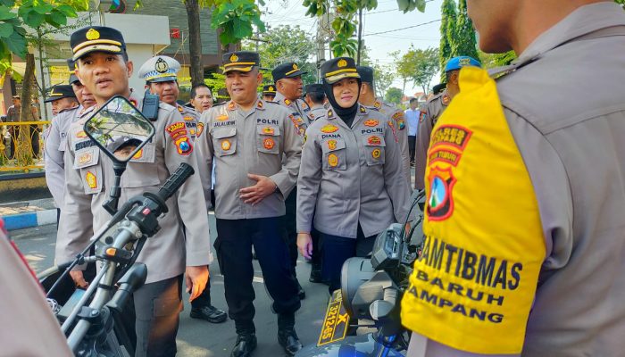 Inginkan Kamtibmas Aman Jelang Bulan Ramadhan, Kapolres Sampang Cek Ranmor Dinas Polri