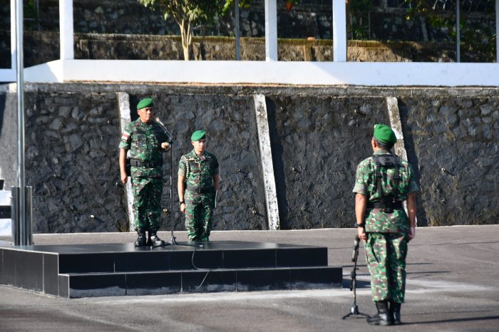 Korem 033/WP Gelar Acara Penyambutan Personil PRCBP S3B