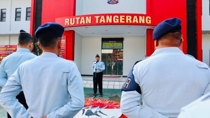 Rutan Tangerang Pastikan Seluruh Jajaran Berkomitmen Perang dan Berantas Narkoba