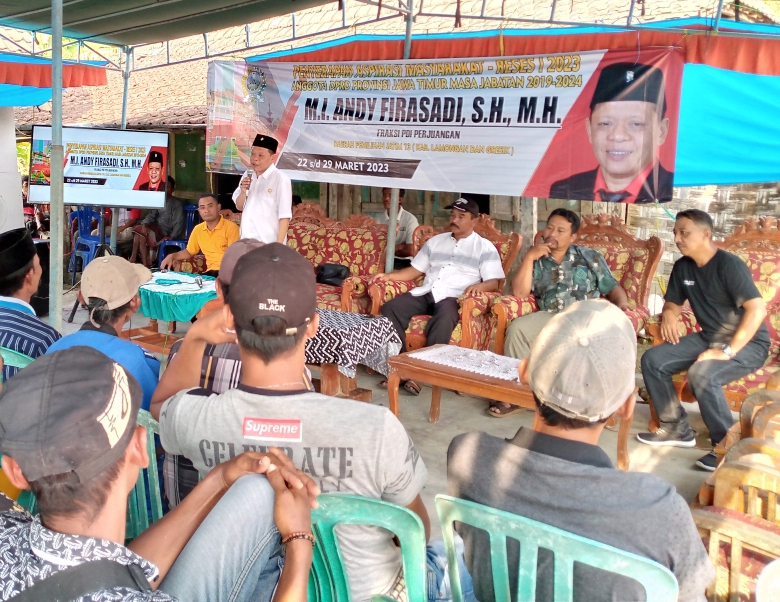 Reses l Andy Firasadi DPRD Provinsi Jawa Timur di Desa Kradenanrejo Menyerap Aspirasi Masyarakat