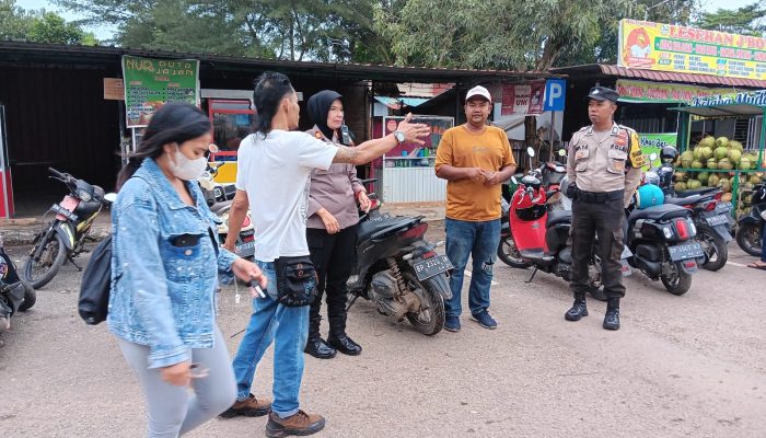 Kapolsek Batam Kota AKP Betty Novia Tinjau Langsung Parkiraan Guna Antisipasi Terjadinya Curanmor