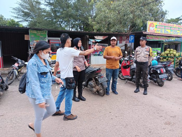 Kapolsek Batam Kota AKP Betty Novia Tinjau Langsung Parkiraan Guna Antisipasi Terjadinya Curanmor