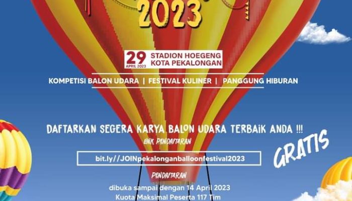 Hari Jadi Kota Pekalongan Siap Dimeriahkan Festival Balon