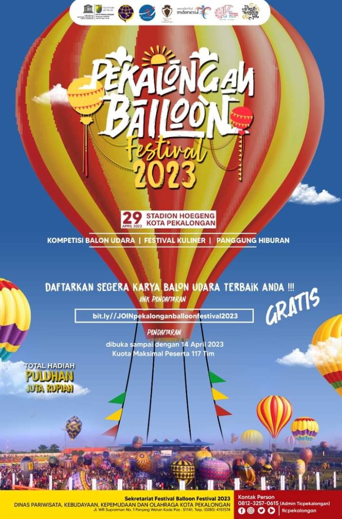 Hari Jadi Kota Pekalongan Siap Dimeriahkan Festival Balon