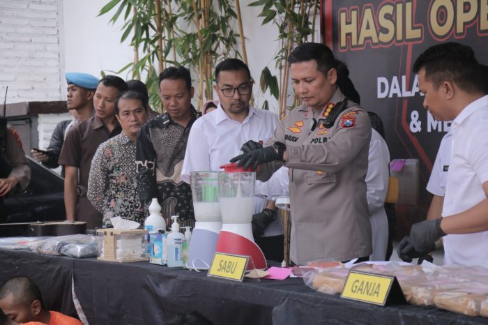 Operasi Pekat Semeru 2023, Polresta Malang Kota Berhasil Mengungkap Lebih dari 500 Kasus