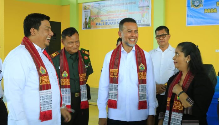 Bupati Samosir Dampingi Wagub Resmikan GOR Kabupaten Samosir : Lahirkan Atlet Berprestasi