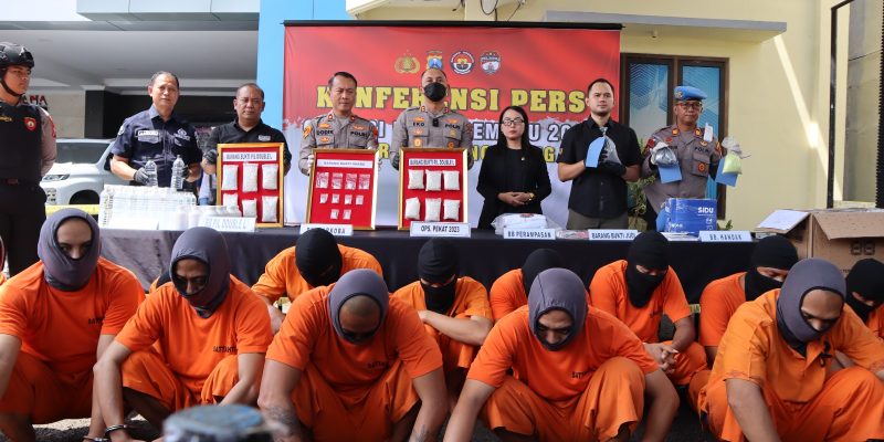 Polres Tulungagung Berhasil Ungkap 189 Kasus pada Operasi Pekat Semeru 2023