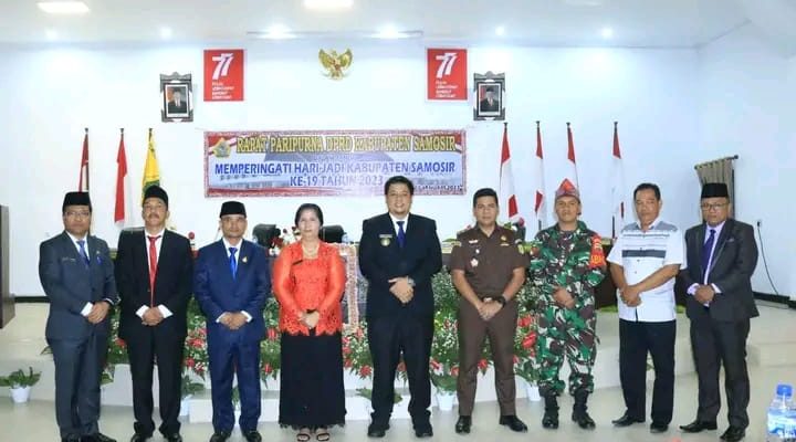 Rapat Paripurna DPRD Peringati Hari Jadi Kabupaten Samosir XIX