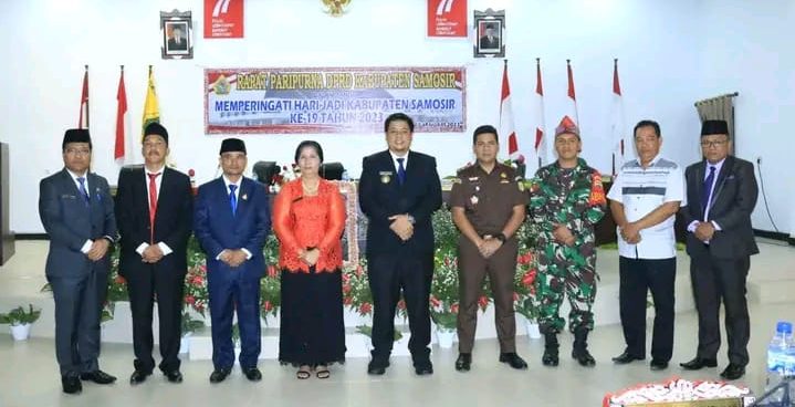 Rapat Paripurna DPRD Peringati Hari Jadi Kabupaten Samosir XIX