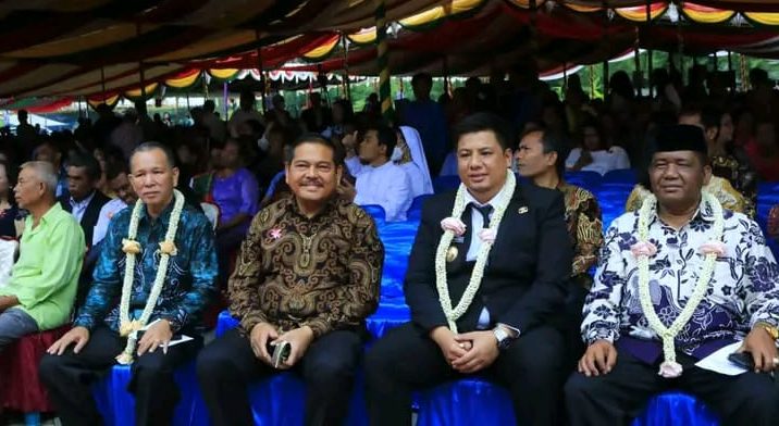 Bupati SAMOSIR Hadiri Perayaan Ekaristi Dan Tahbisan Imam