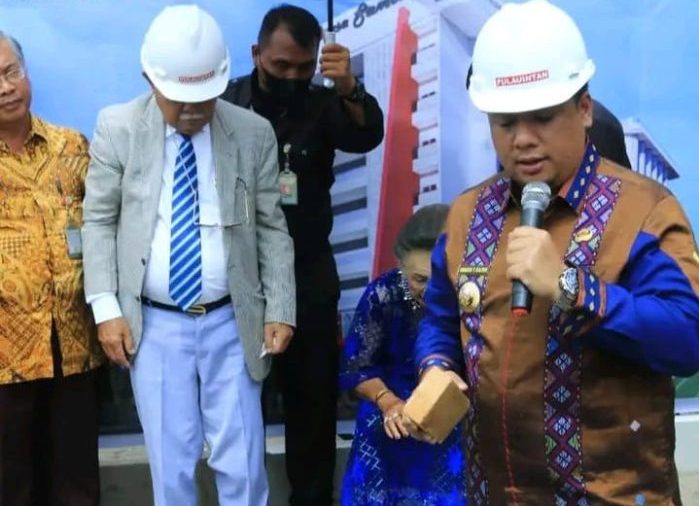 Bupati Samosir Teken Prasasti Ground Breaking Pembangunan Labersa Hotel & Convention Center Samosir